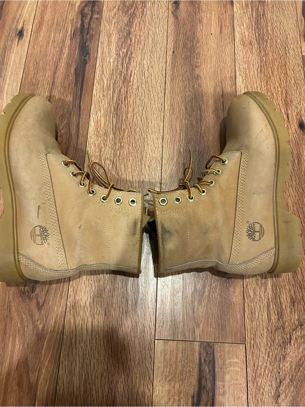 Timberland 10066 6-Inch Basic Waterproof Boots Wheat Nubuck Men’s Size 7